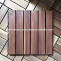 Telhas de plataforma de madeira 300 * 300 * 19 mm para decoração exterior